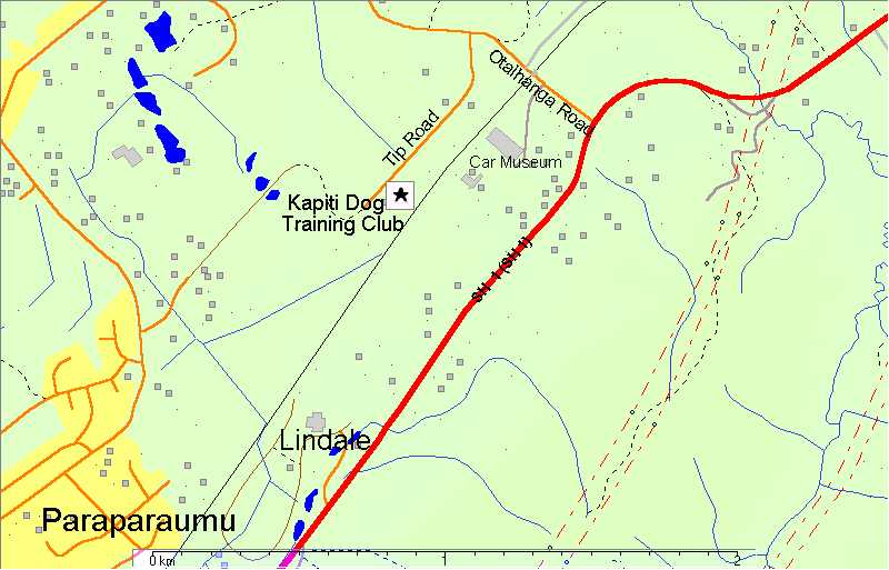 Map of Paraparaumu